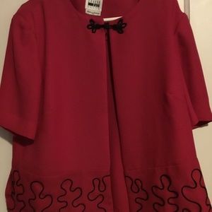 Leslie Fay embroidery blazer